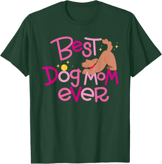 Best Dog Mom Ever Women Girls Kids T-Shirt - T-Shirt | Forest