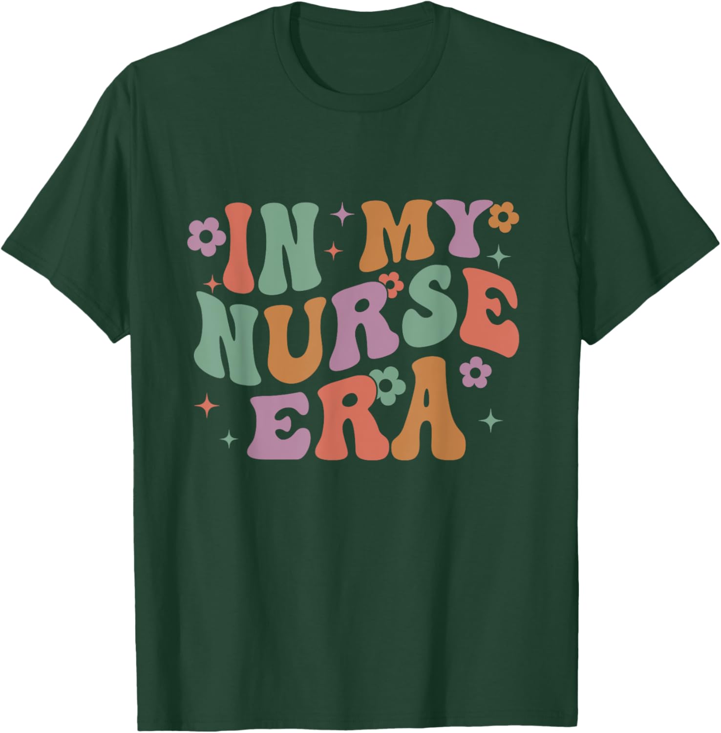 Nurse In my Nurse Era RN Nursing School Graduation Lpn Lvn T-Shirt - T-Shirt | Forest