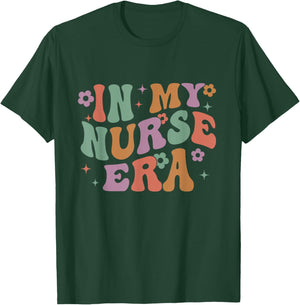 Nurse In my Nurse Era RN Nursing School Graduation Lpn Lvn T-Shirt - T-Shirt | Forest