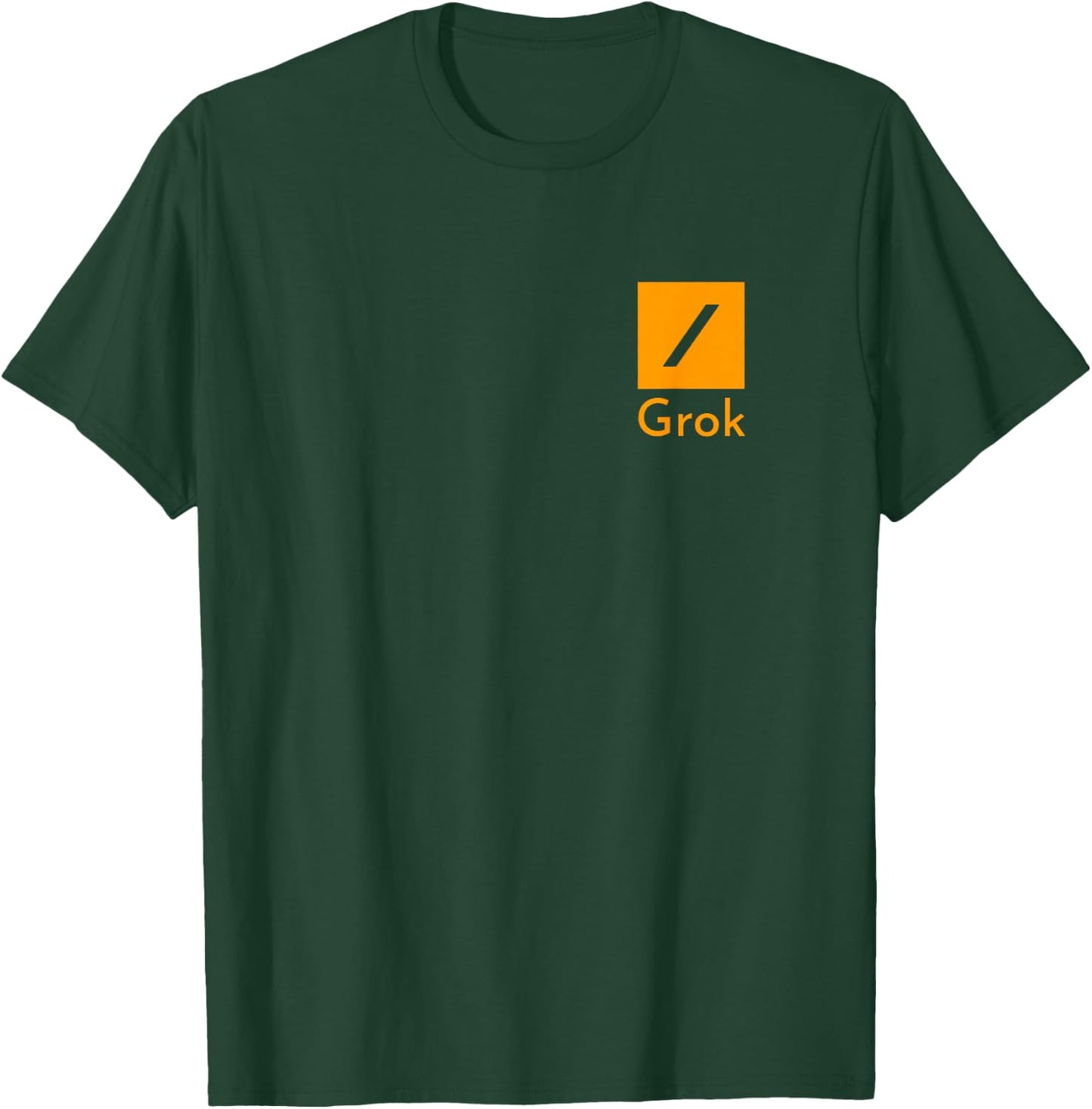 (TWO SIDED) Grok AI - Independent Artificial Intelligence T-Shirt - T-Shirt | Forest