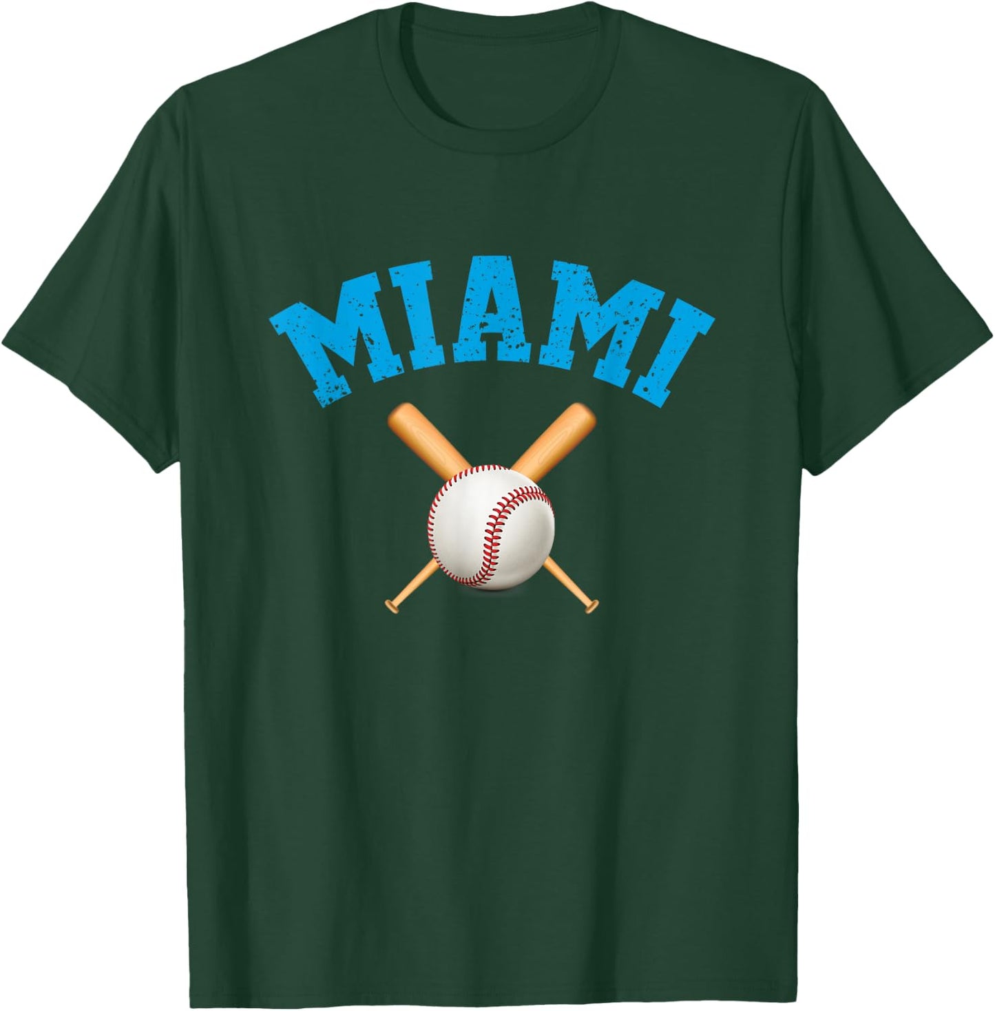 Miami Baseball T-Shirt - T-Shirt | Forest