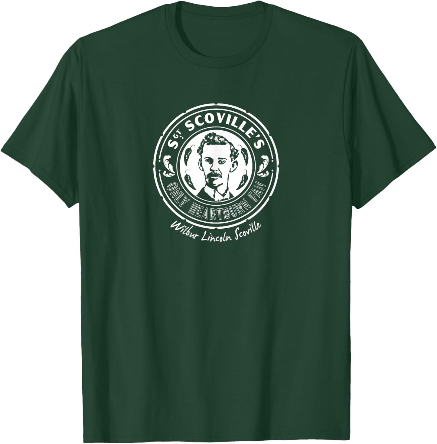 Scoville Scale Heartburn Fan T-Shirt - T-Shirt | Forest