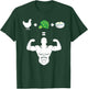 Chicken Broccoli Rice Bodybuilder Fun Broccoli Lover Workout T-Shirt - T-Shirt | Forest