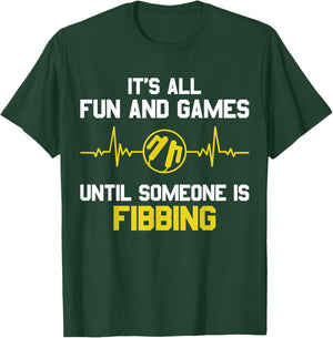 Cardiac Nurse Fibbin Funny Cardiology Nurse CVICU T-Shirt - T-Shirt | Forest