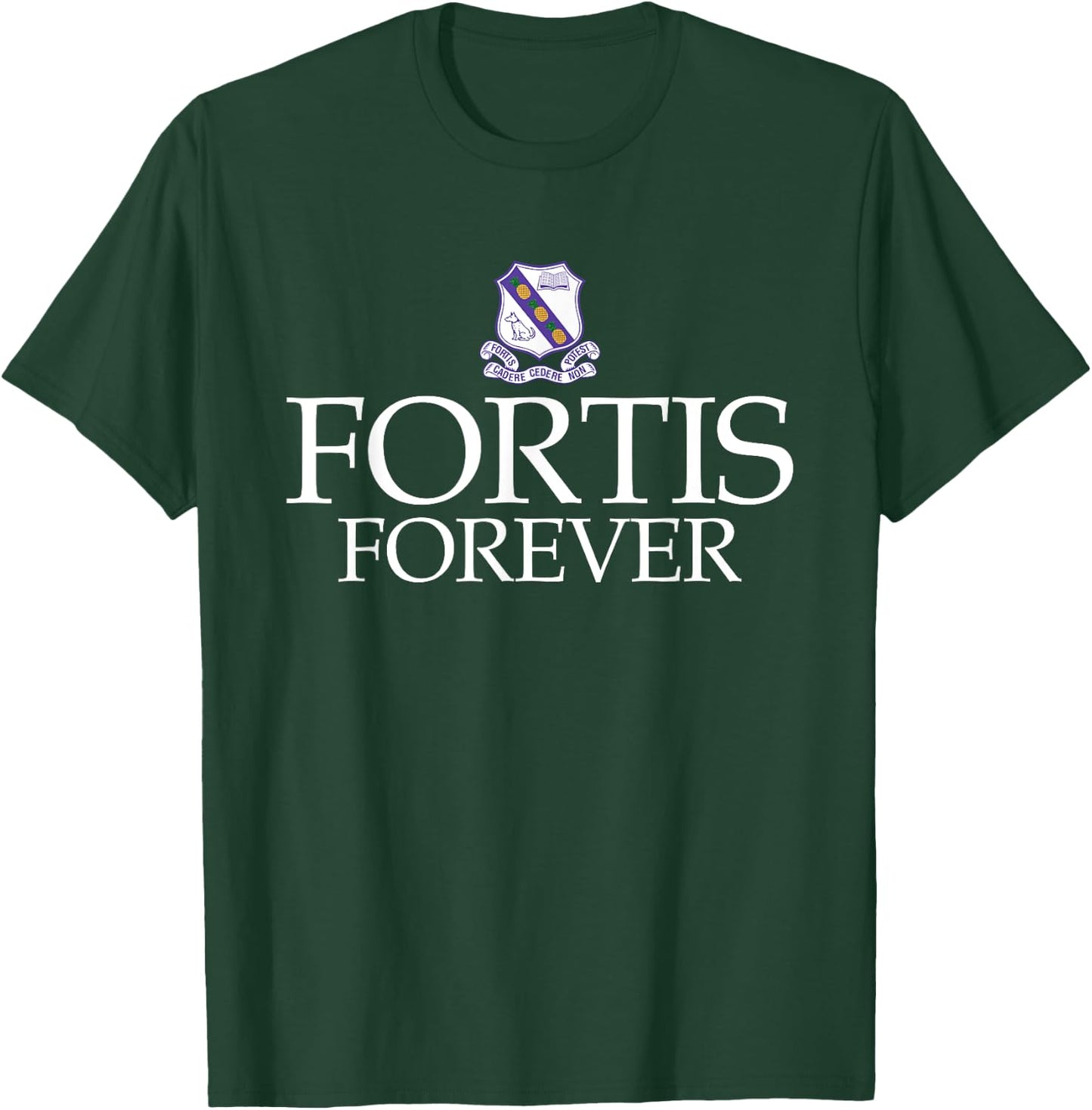 Fortis Forever Kingston College Fan Gift T-Shirt - T-Shirt | Forest