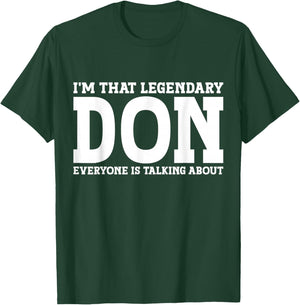 Don Personal Name First Name Funny Don T-Shirt - T-Shirt | Forest