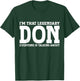 Don Personal Name First Name Funny Don T-Shirt - T-Shirt | Forest