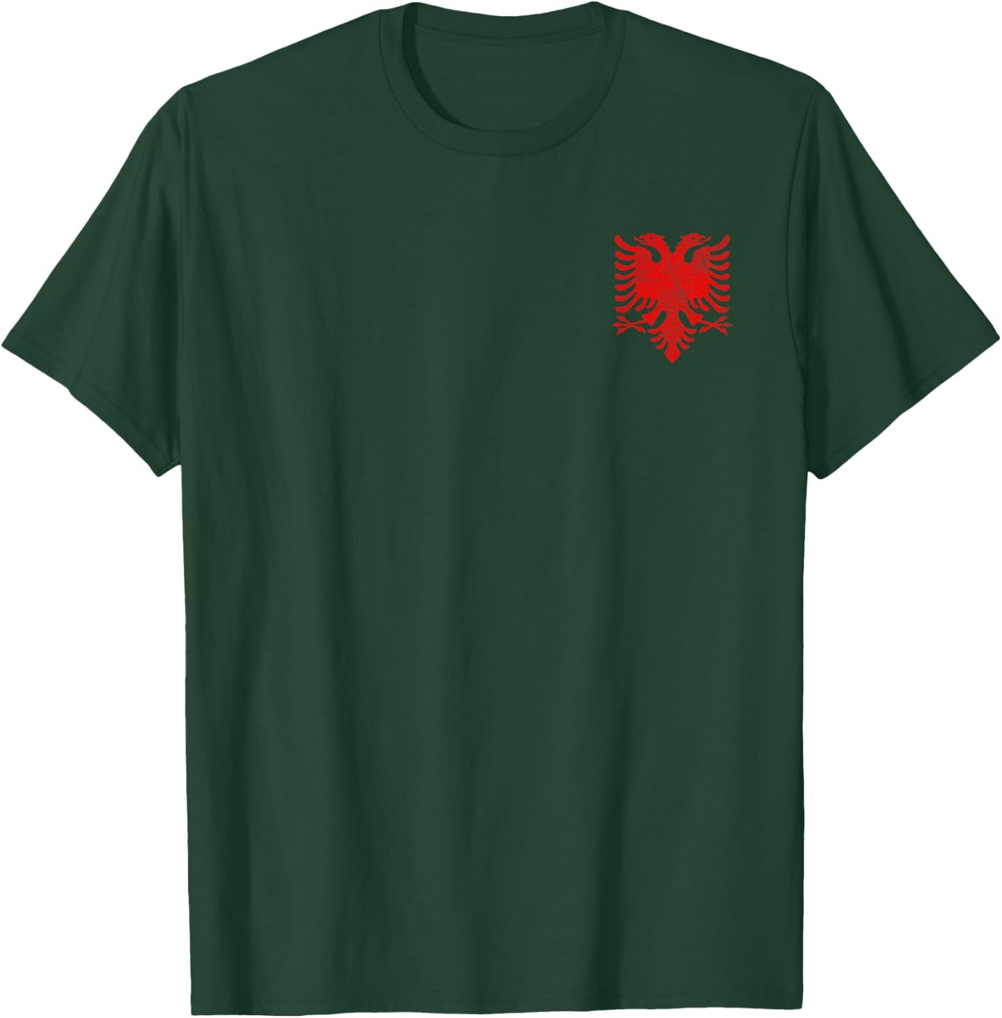 Albania National Flag Albanian Eagle Tirana T-Shirt - T-Shirt | Forest