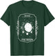 Tarot Card Astrology Gothic Occult The Moon Tarot T-Shirt - T-Shirt | Forest