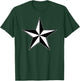 Nautical Star North Navigation Symbol T-Shirt - T-Shirt | Forest