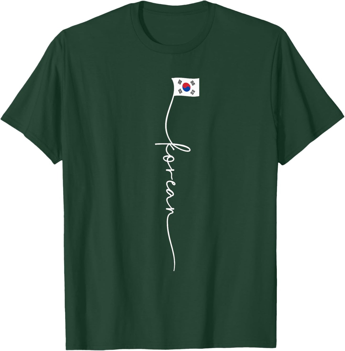 Korea Signature Korean Flag T-Shirt - T-Shirt | Forest