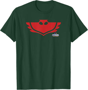 PJ Masks Owlette Eagle Owl Icon Power Logo V2 T-Shirt - T-Shirt | Forest