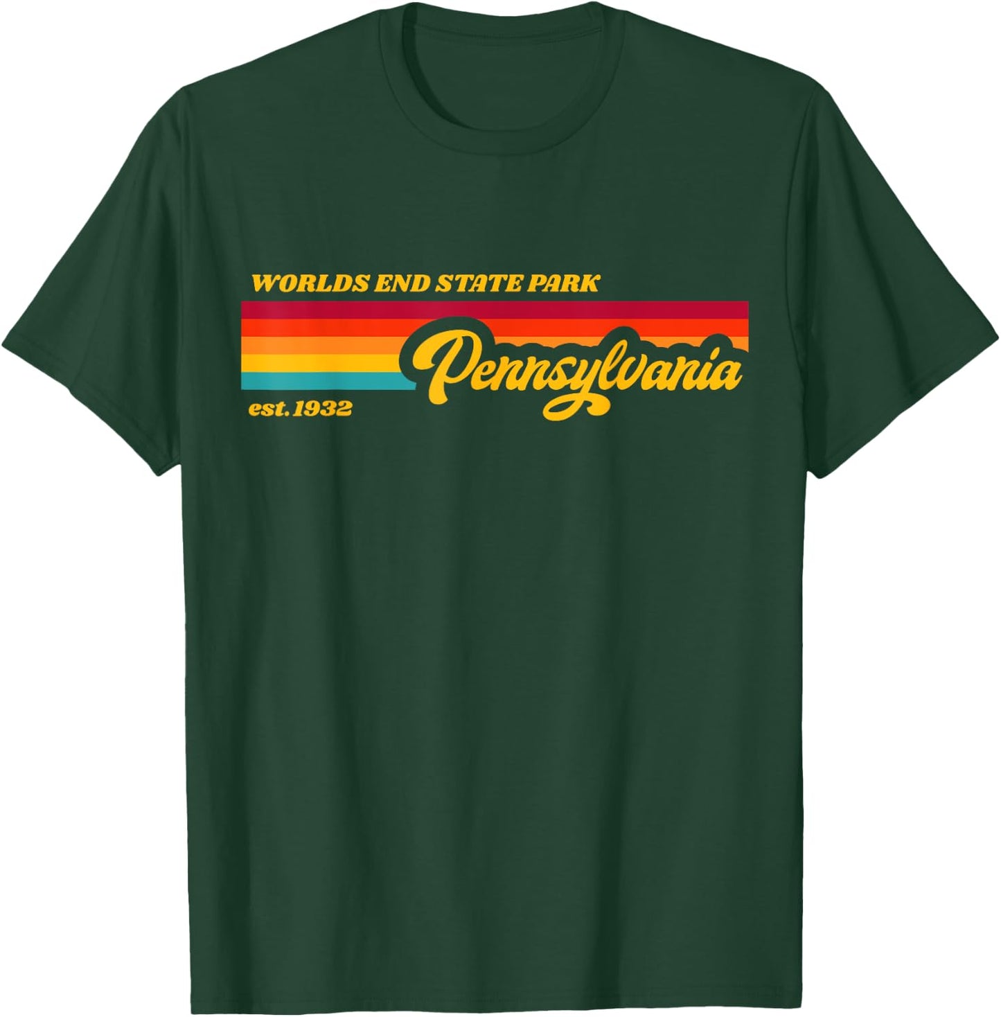 Pennsylvania WORLDS END State Park T-Shirt - T-Shirt | Forest