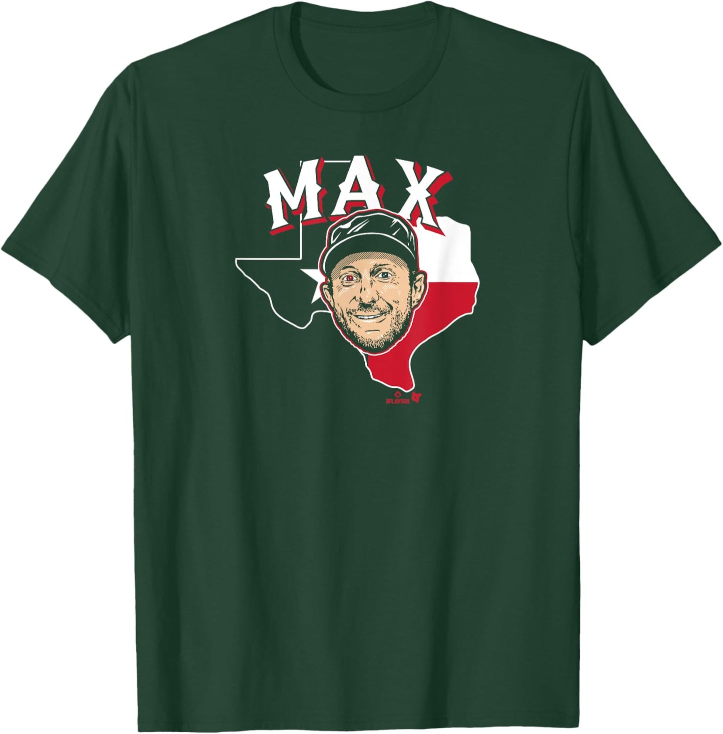 Max Scherzer: The Eyes of Texas - Texas Baseball T-Shirt - T-Shirt | Forest