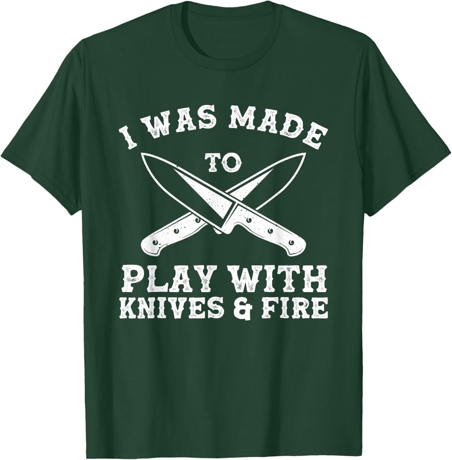Funny Chef Art Women Knife Kitchen Apparel Chef T-Shirt - T-Shirt | Forest