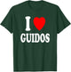 I Heart (Love) Guidos Italian Urban Macho Party Loud T-Shirt - T-Shirt | Forest
