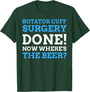 Torn Shoulder Operation Gifts & Funny Rotator Cuff Surgery T-Shirt - T-Shirt | Forest