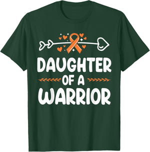 Daughter of a Warrior Shirts Kidney Cancer Awareness T-Shirt - T-Shirt | Forest