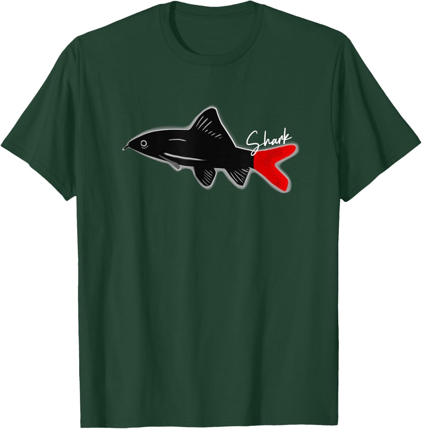 Red Tailed Shark Aquarium Fish Tank Keepers T-Shirt - T-Shirt | Forest
