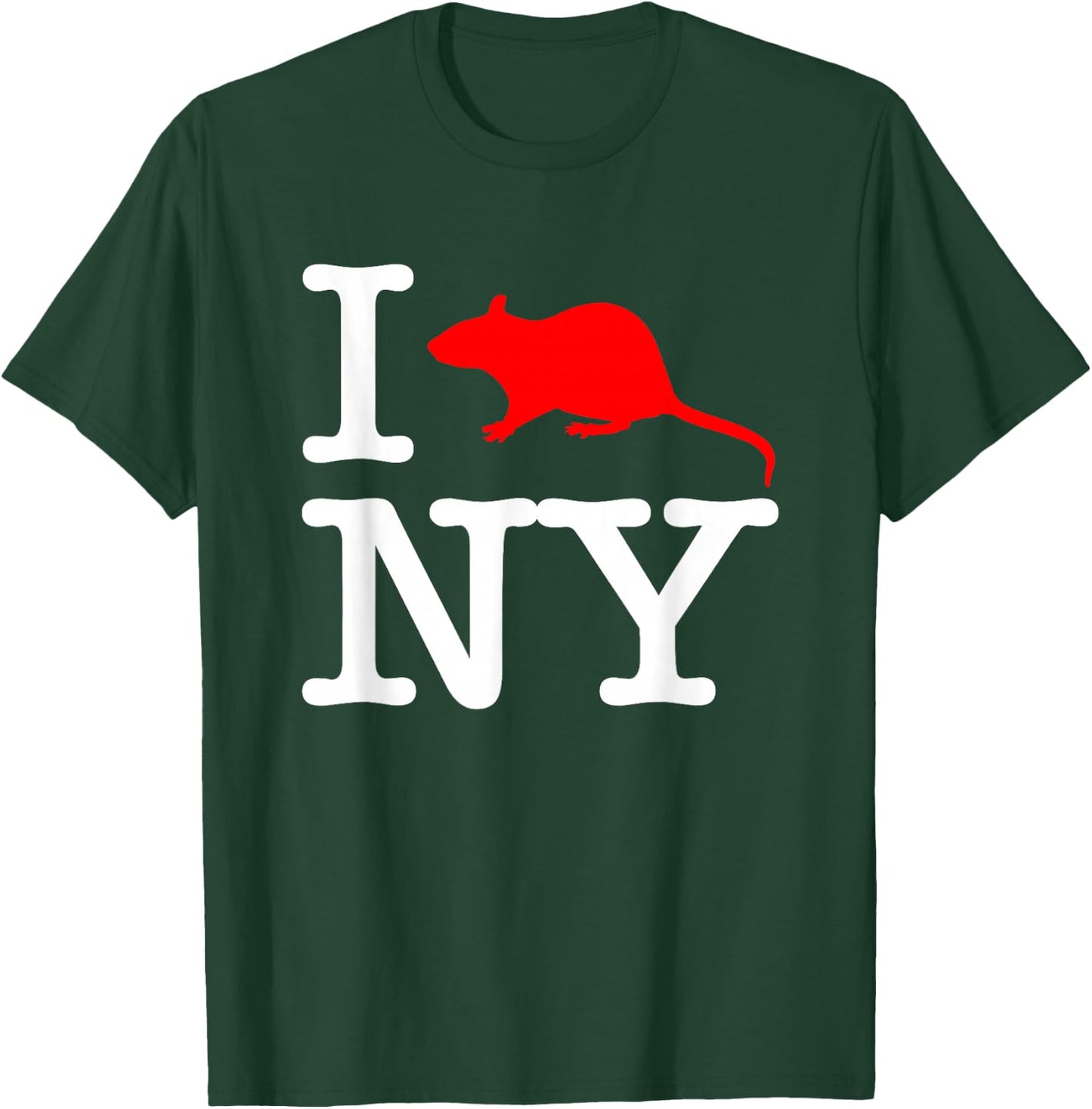 I Rat NY - Funny Saying New York City NYC New York T-Shirt - T-Shirt | Forest