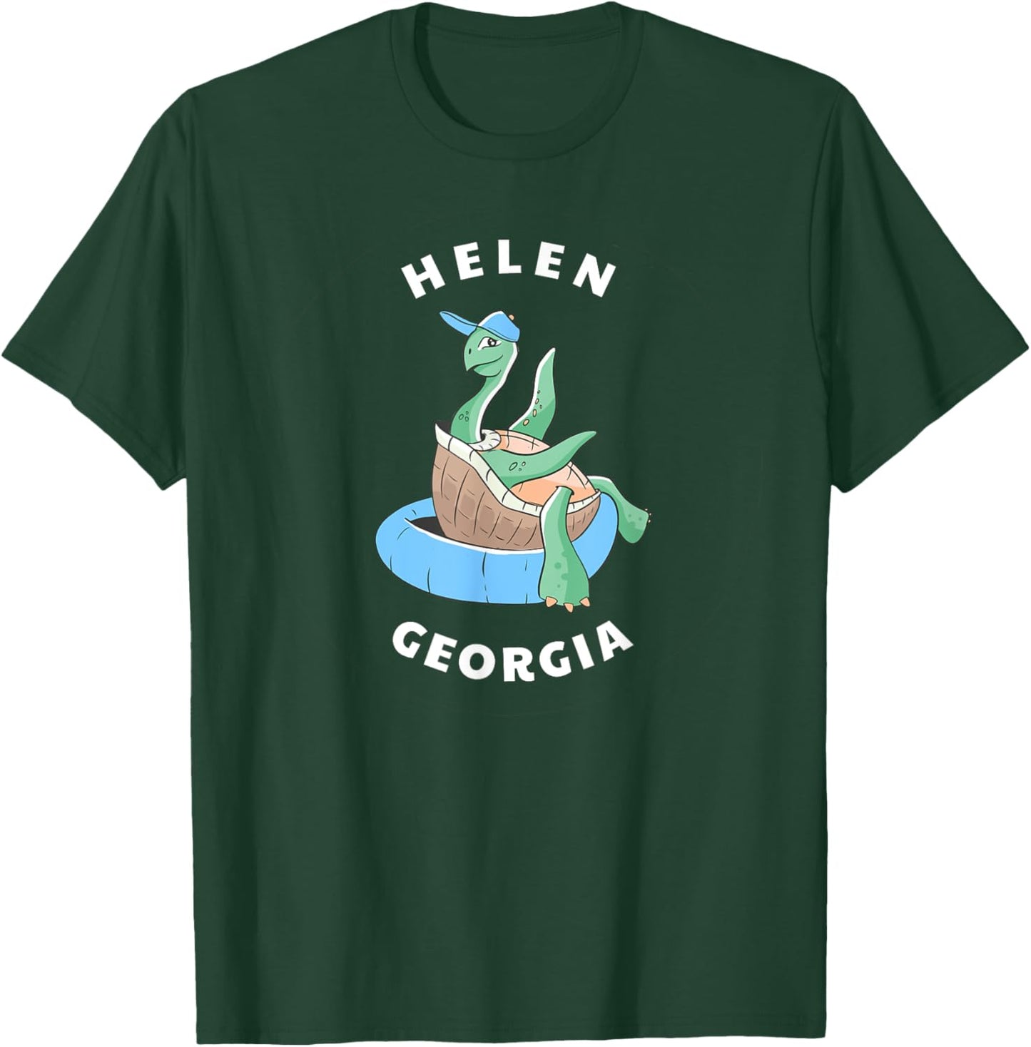 Helen Georgia Chattahoochee River Tubing GA Vacation T-Shirt - T-Shirt | Forest