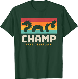 Champ Lake Champlain Monster American Folklore T-Shirt - T-Shirt | Forest