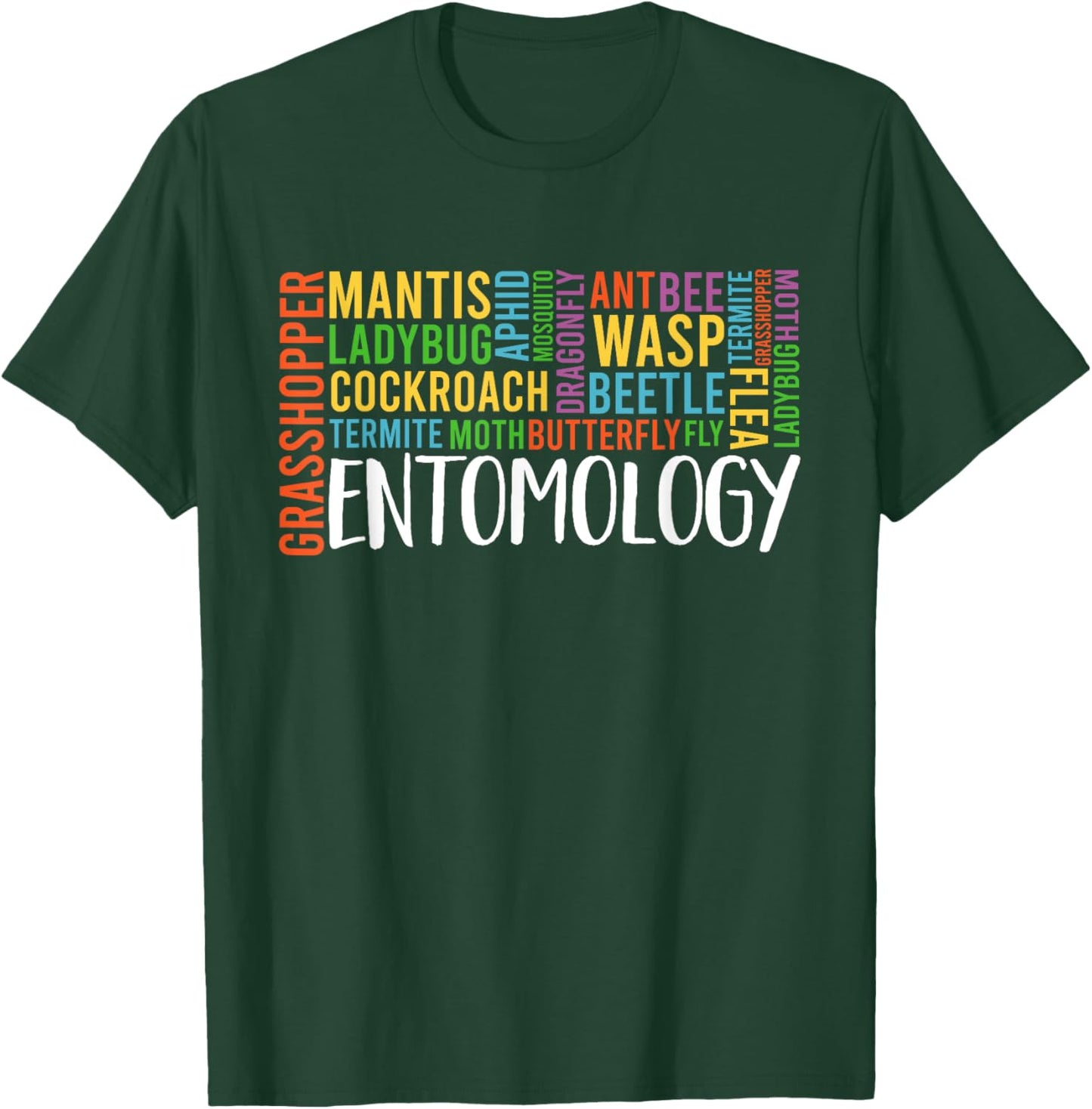 Entomology Insect Collector Bug Lover Entomologist T-Shirt - T-Shirt | Forest