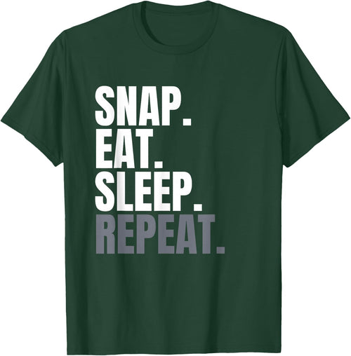 Snap Eat Sleep Repeat, Long Snapper Shirt , Long Snap