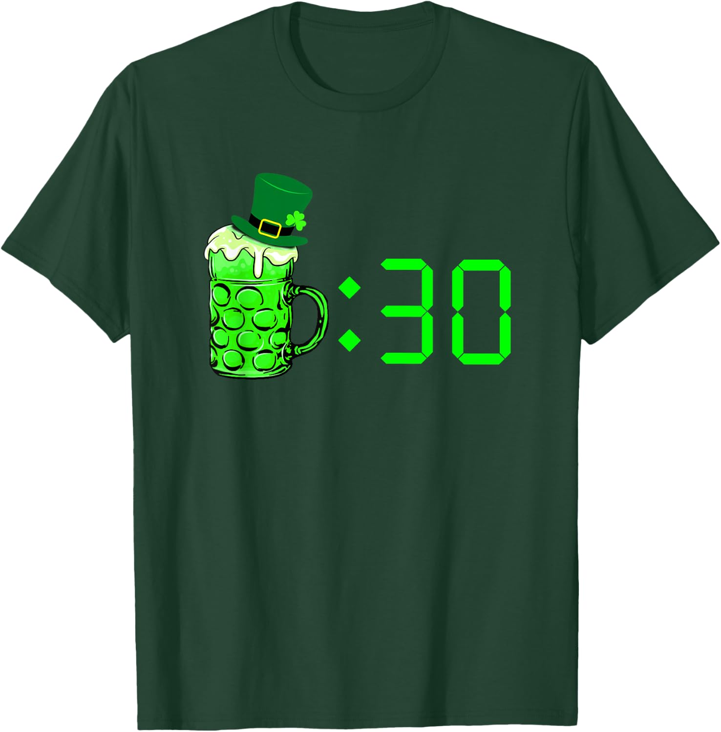 Beer Thirty. funny St Patricks Day Drinking Or Getting Drunk T-Shirt - T-Shirt | Forest