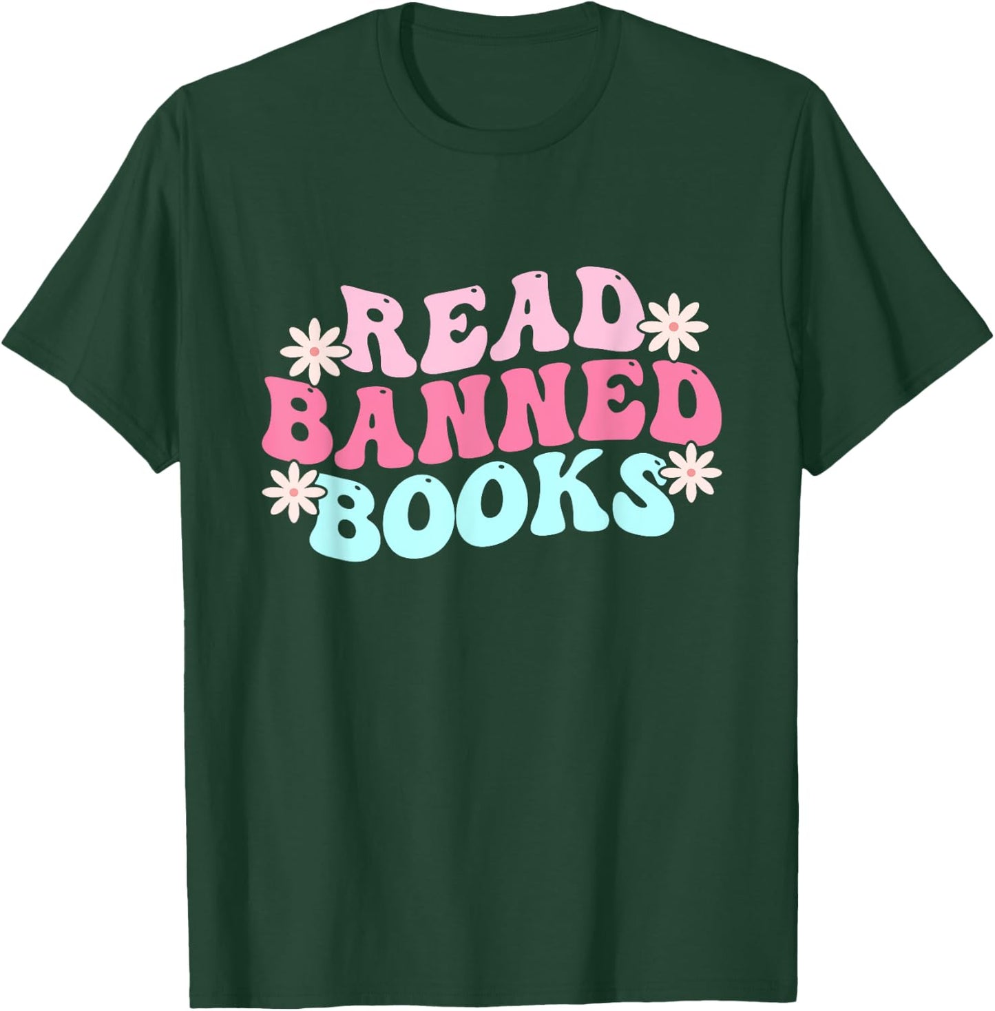 Read Banned Books - Banned Books Lover Reading Bookworm T-Shirt - T-Shirt | Forest