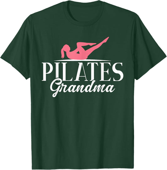 Pilates Grandma T-Shirt - T-Shirt | Forest