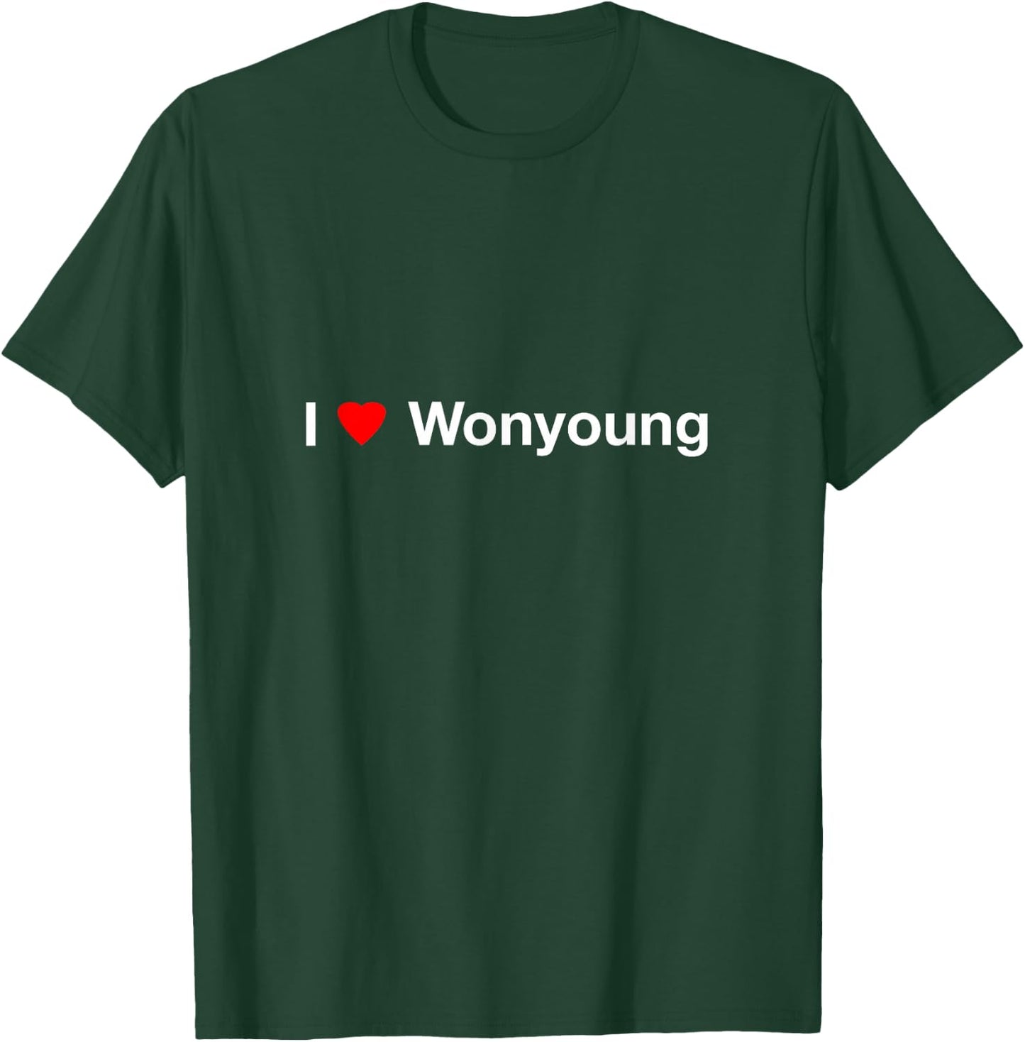 I Heart Wonyoung T-Shirt - T-Shirt | Forest