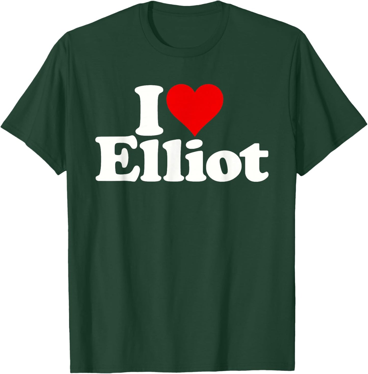 I Love Heart Elliot T-Shirt - T-Shirt | Forest
