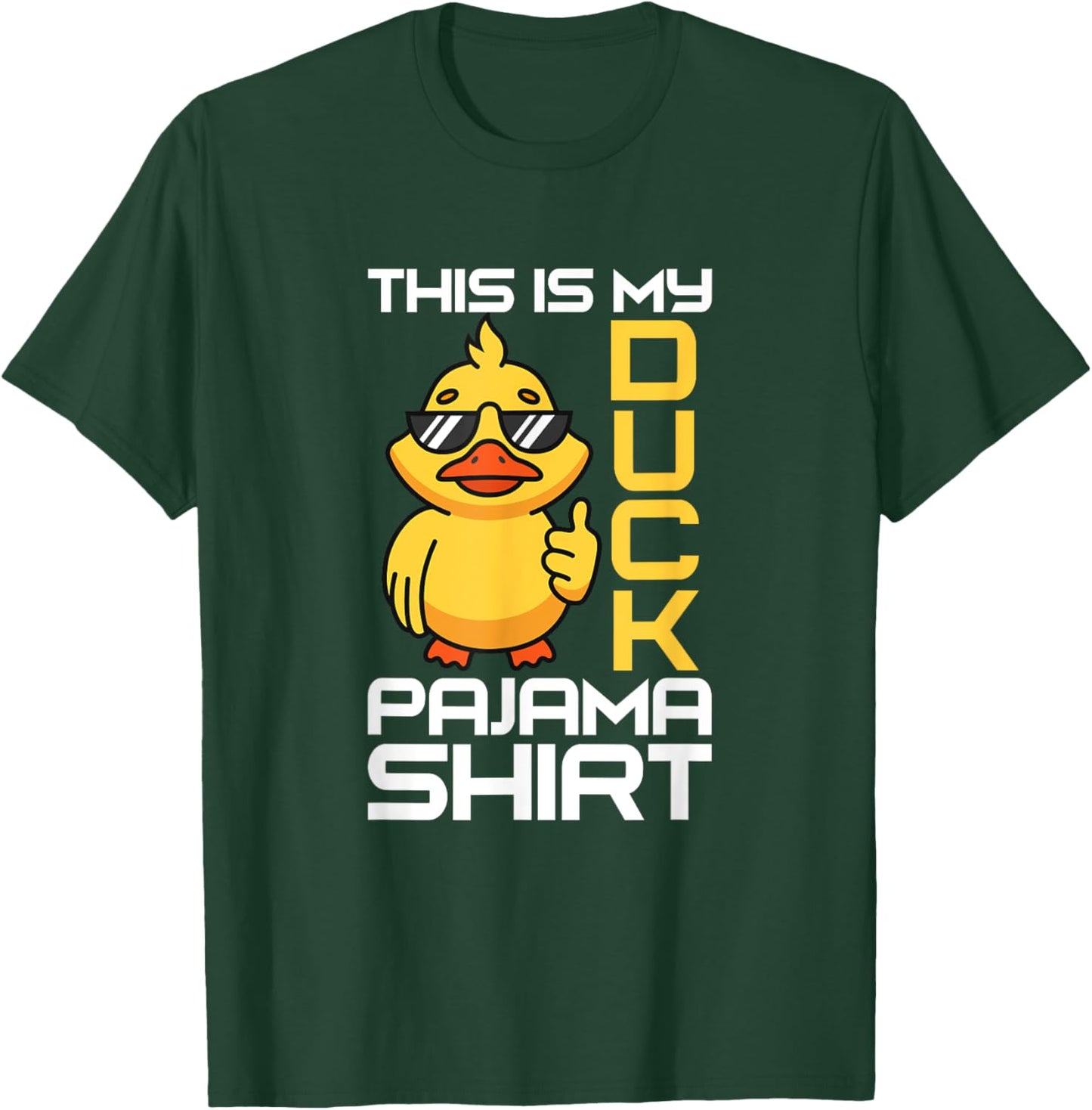 This Is My Duck Pajama Rubber Ducks Slumber Pajamas Party T-Shirt - T-Shirt | Forest
