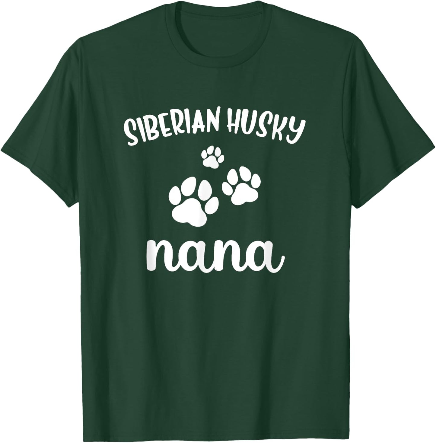 Siberian Husky Nana Cute Dog Chukcha T-Shirt - T-Shirt | Forest
