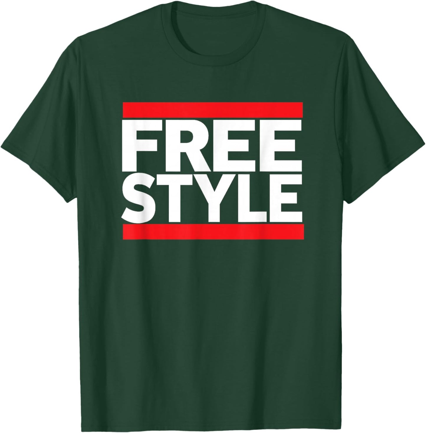 Freestyle Music Fan 80s Retro Rap Style Graphic T-Shirt - T-Shirt | Forest