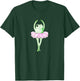 Aesthetic Frog dancing Ballerina Retro T-Shirt - T-Shirt | Forest