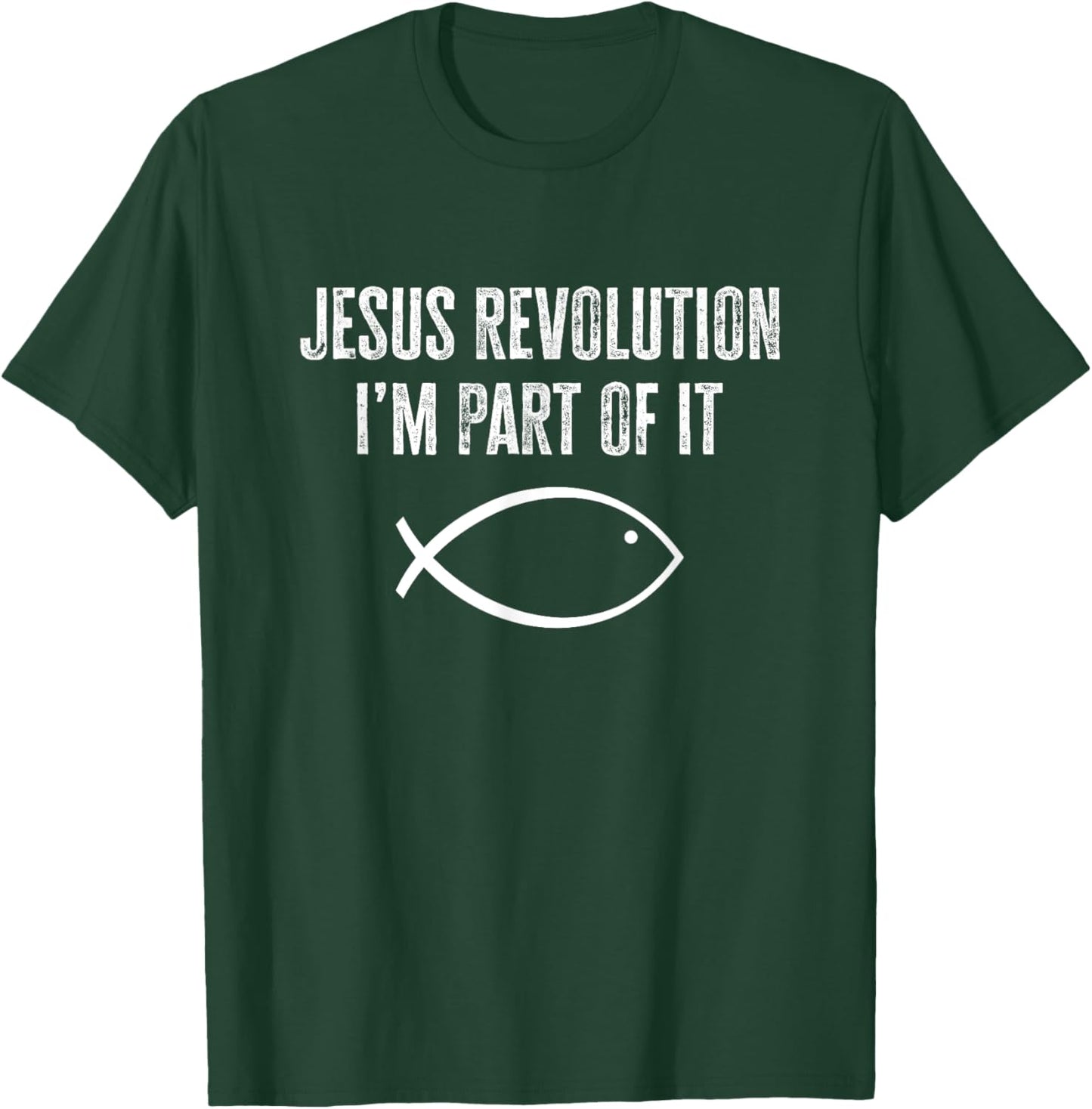 Jesus Revolution I'm Part of it - Marked by Jesus T-Shirt - T-Shirt | Forest