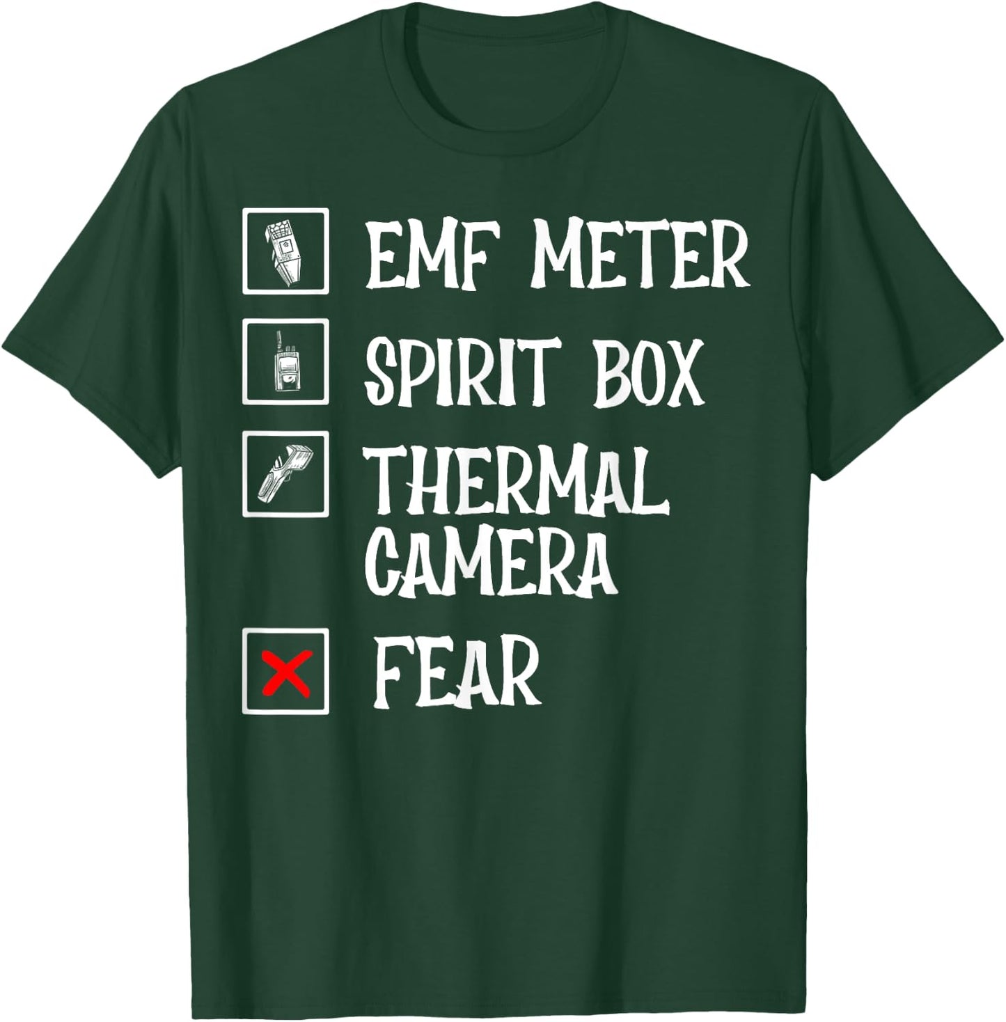 Phasmophobia - Ghost Hunter - Paranormal Investigators T-Shirt - T-Shirt | Forest