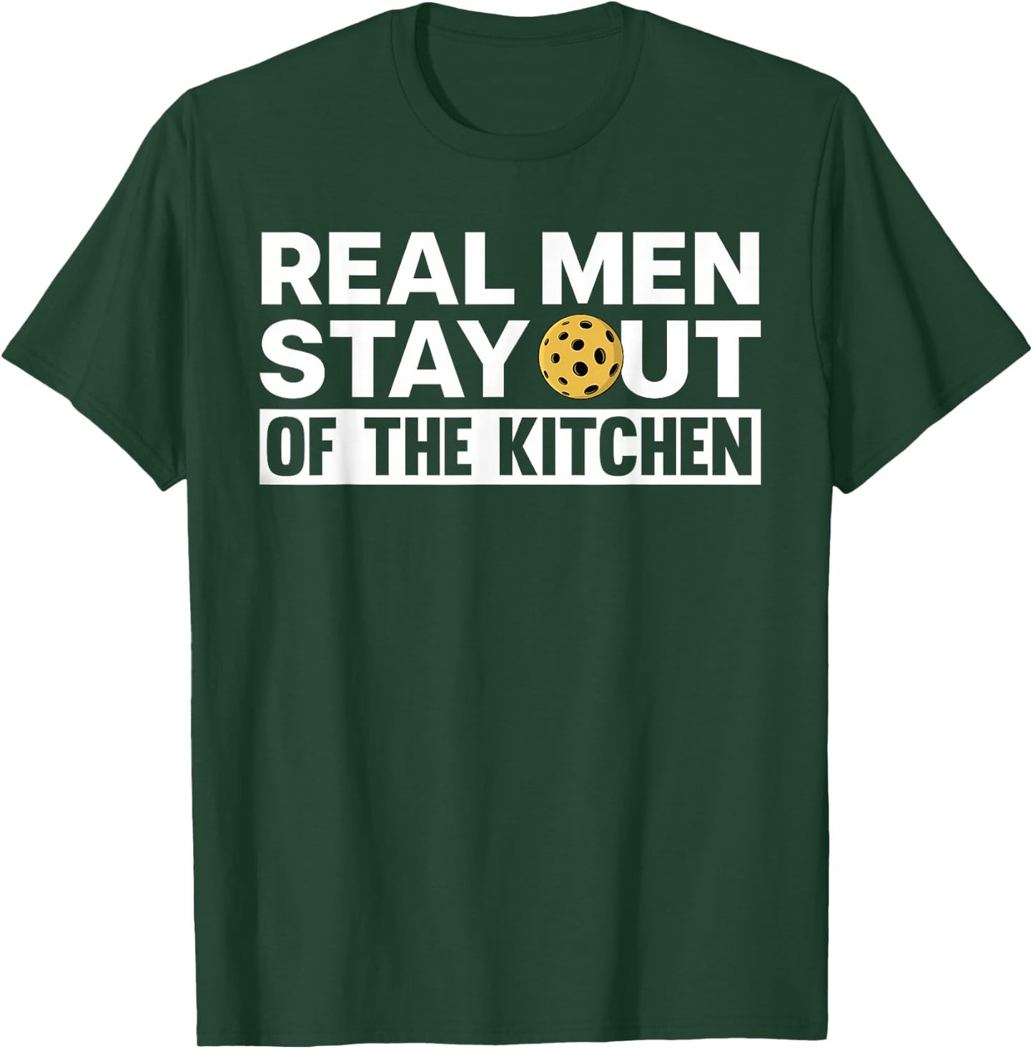 Cool Pickleball Dad Pickle Ball Sports Team Kitchen T-Shirt - T-Shirt | Forest