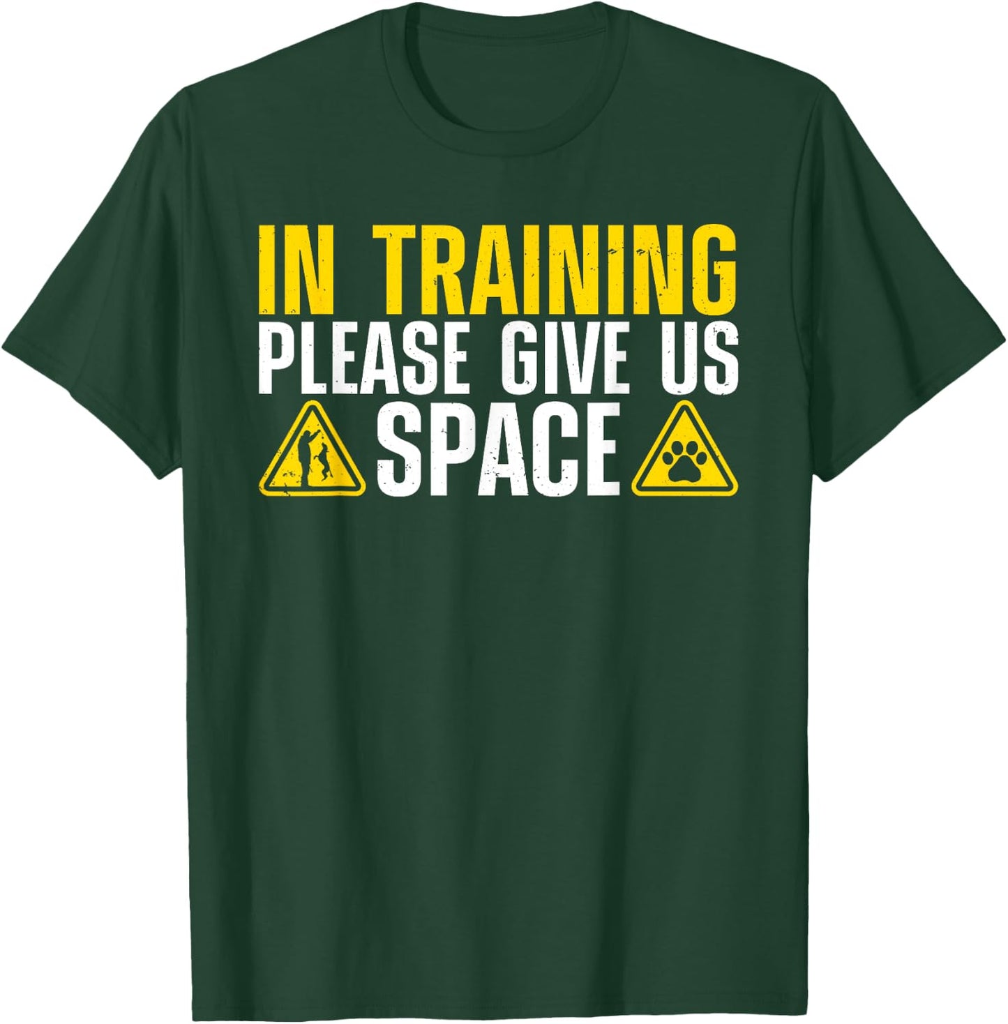 Funny Dog Training Art Women Dog Trainer Dog Lovers T-Shirt - T-Shirt | Forest