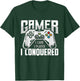 Gamer I Played I Conquered PC Apparel For Console Gaming T-Shirt - T-Shirt | Forest