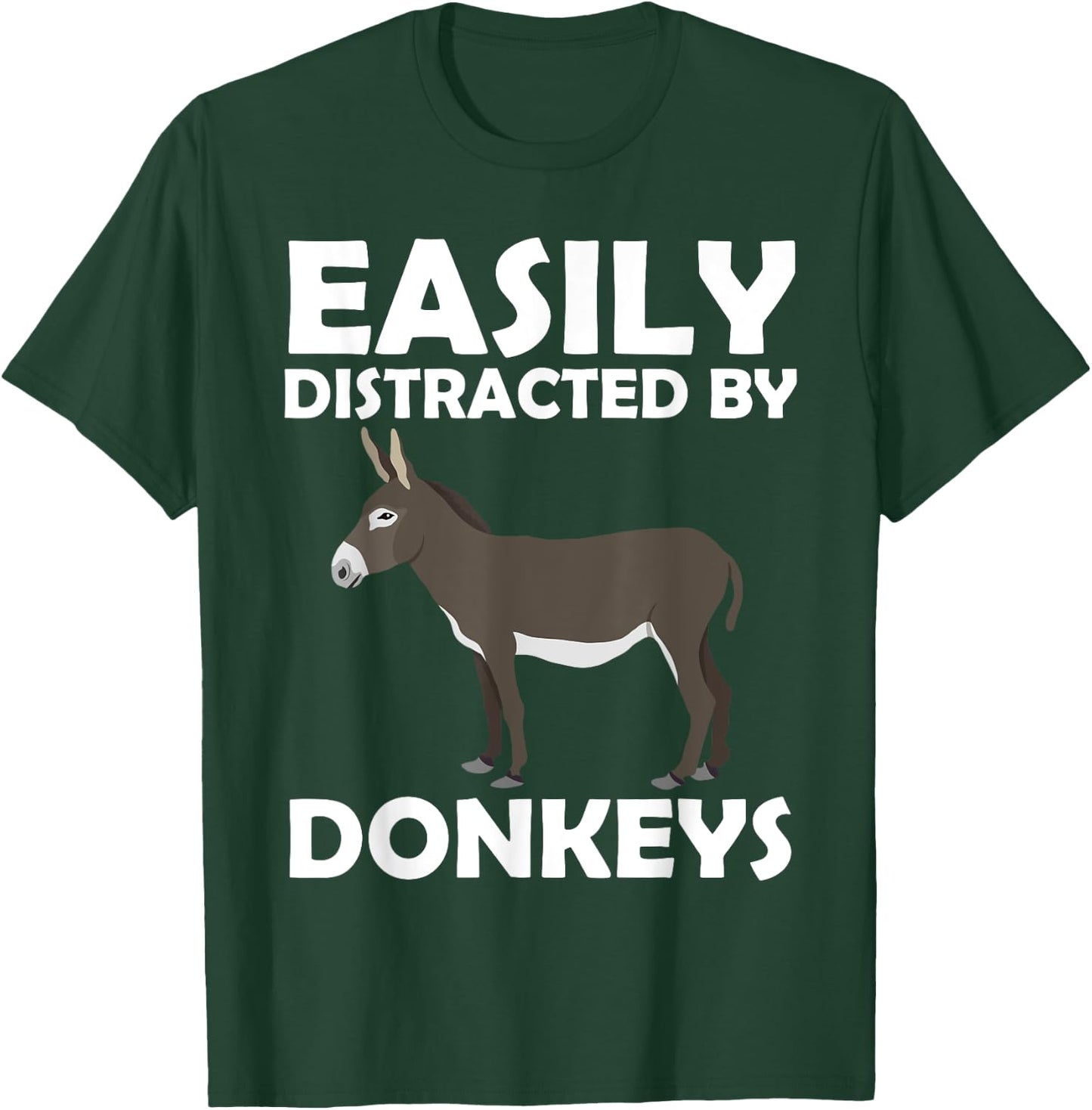Cool Donkey Women Mule Horse Equine Safari Zookeeper T-Shirt - T-Shirt | Forest