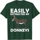 Cool Donkey Women Mule Horse Equine Safari Zookeeper T-Shirt - T-Shirt | Forest