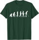 Evolution of Humanity to Golfer Golf T-Shirt - T-Shirt | Forest