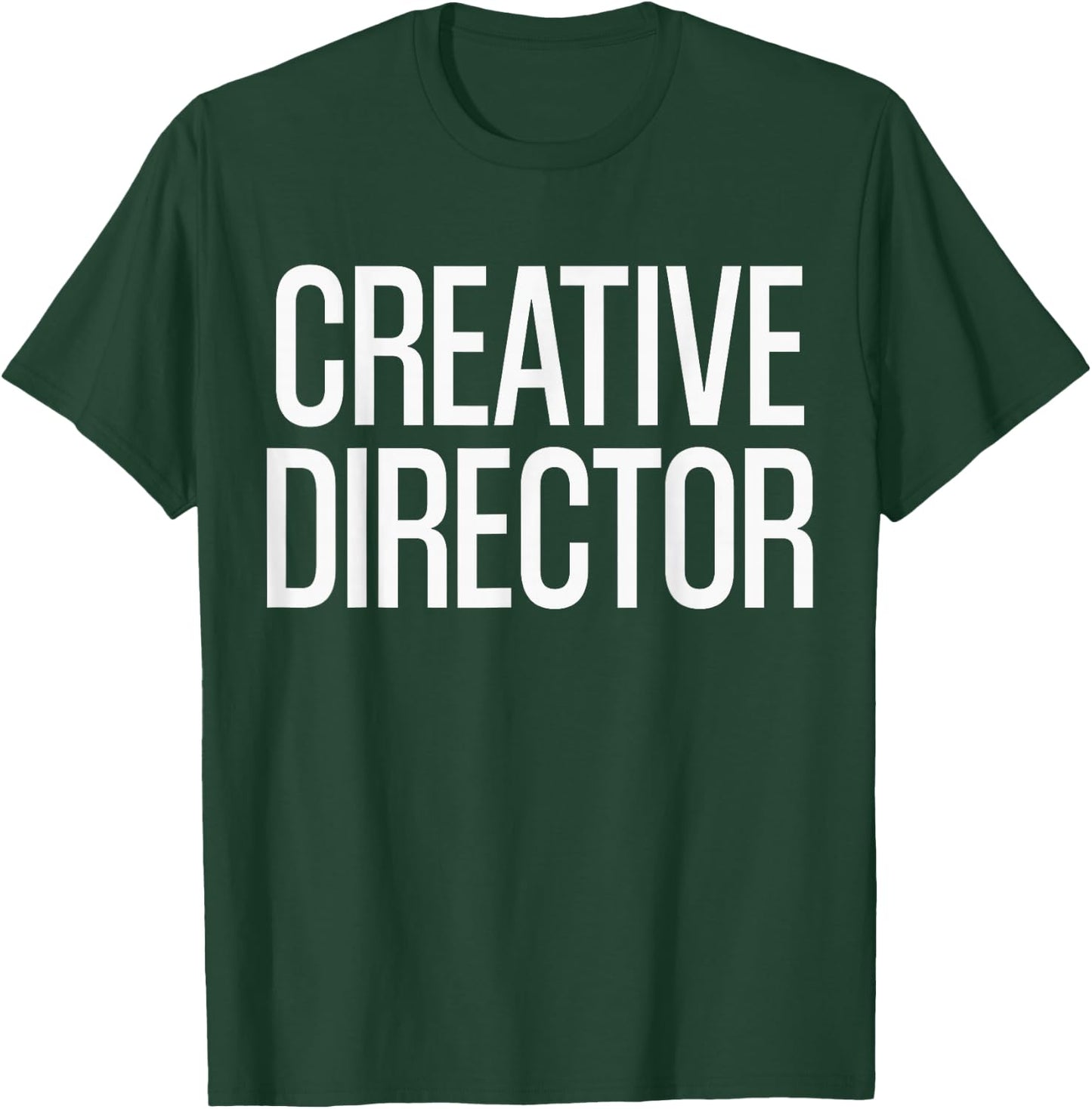 Film Crew Creative Director Gift Apparels | Bold Creative Director Text | Black T-Shirt - T-Shirt | Forest