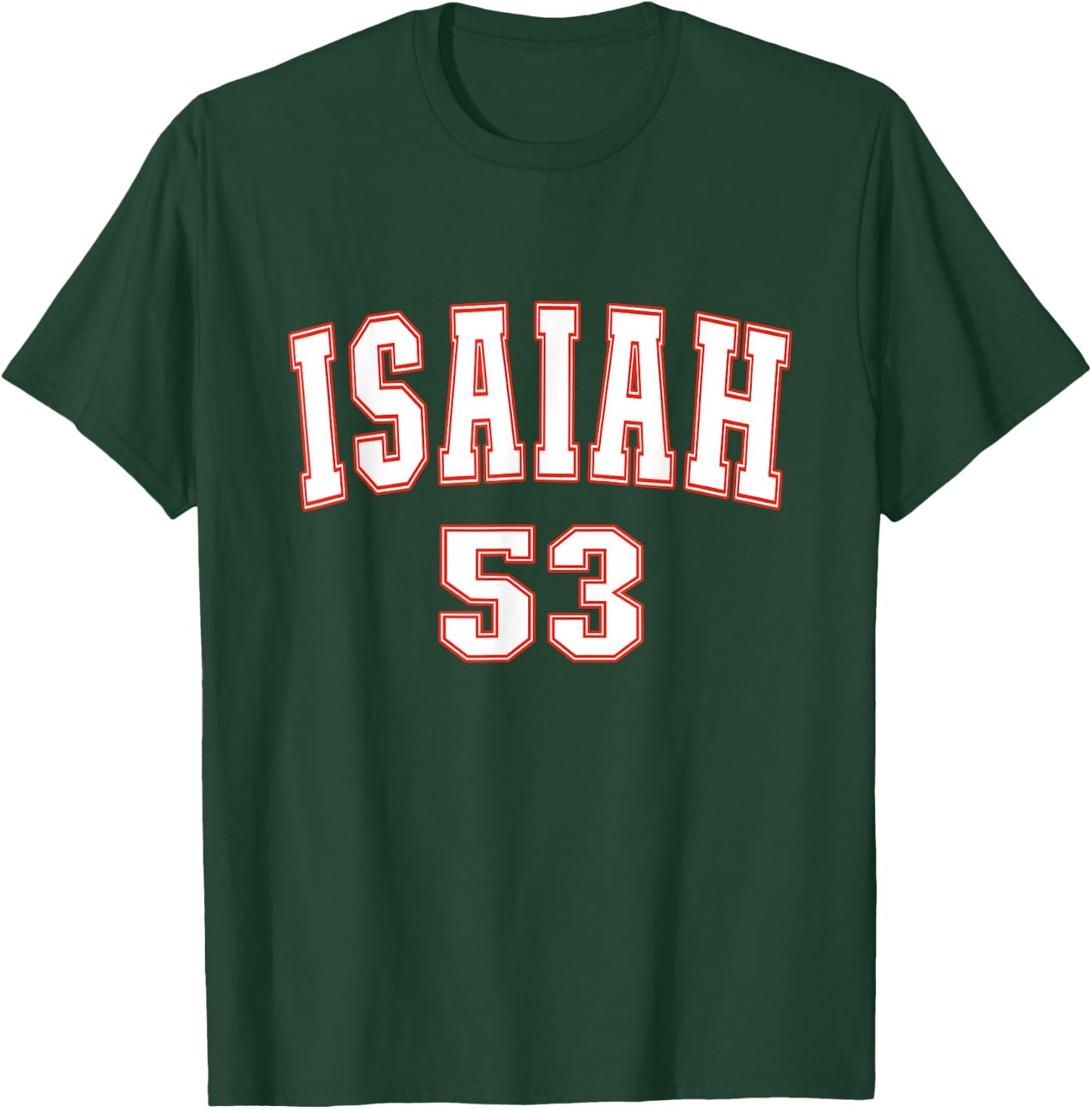 Isaiah 53 Chapter Christians Back to the Word of Bible T-Shirt - T-Shirt | Forest