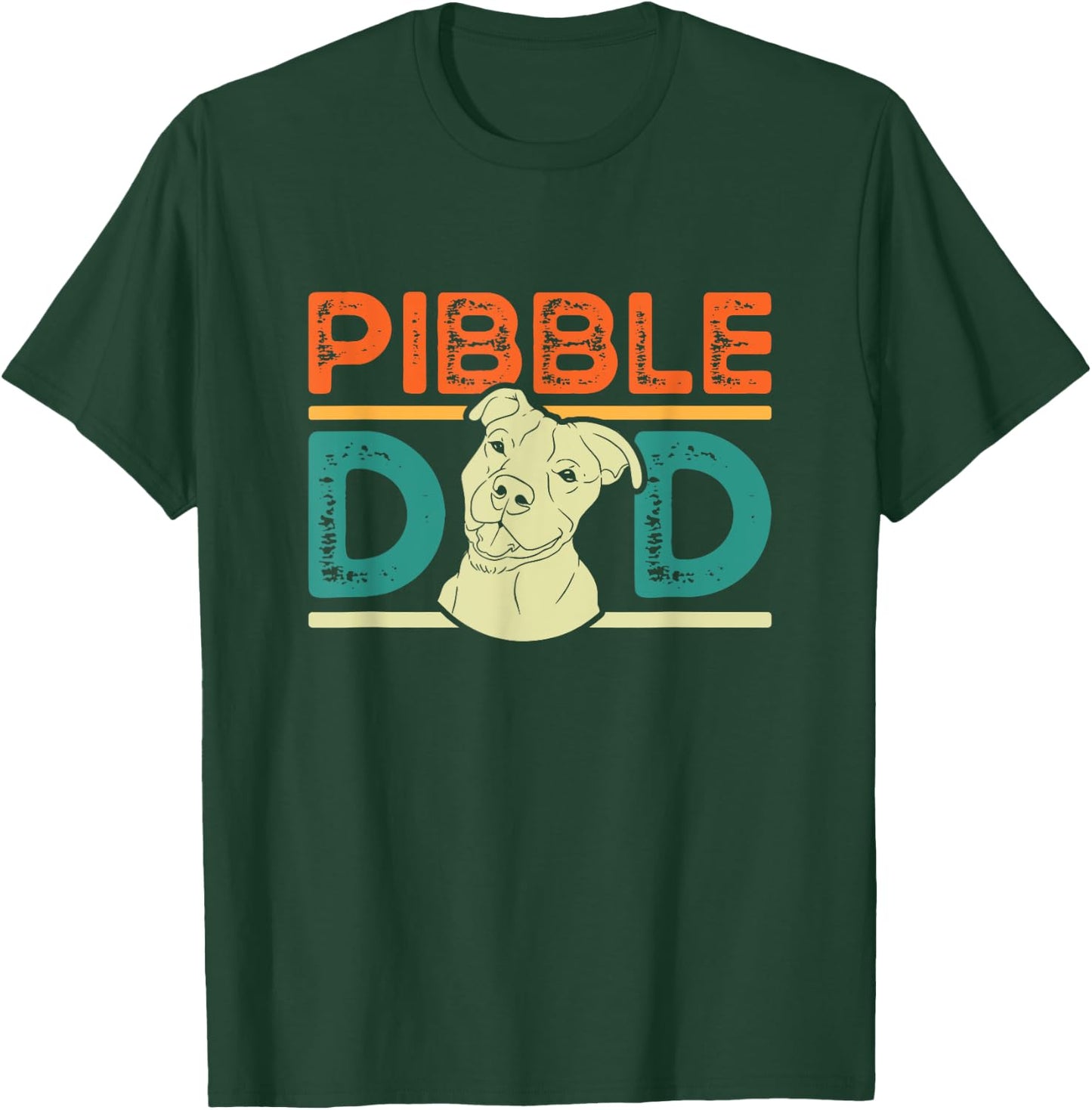 Pibble Dad T-Shirt - T-Shirt | Forest