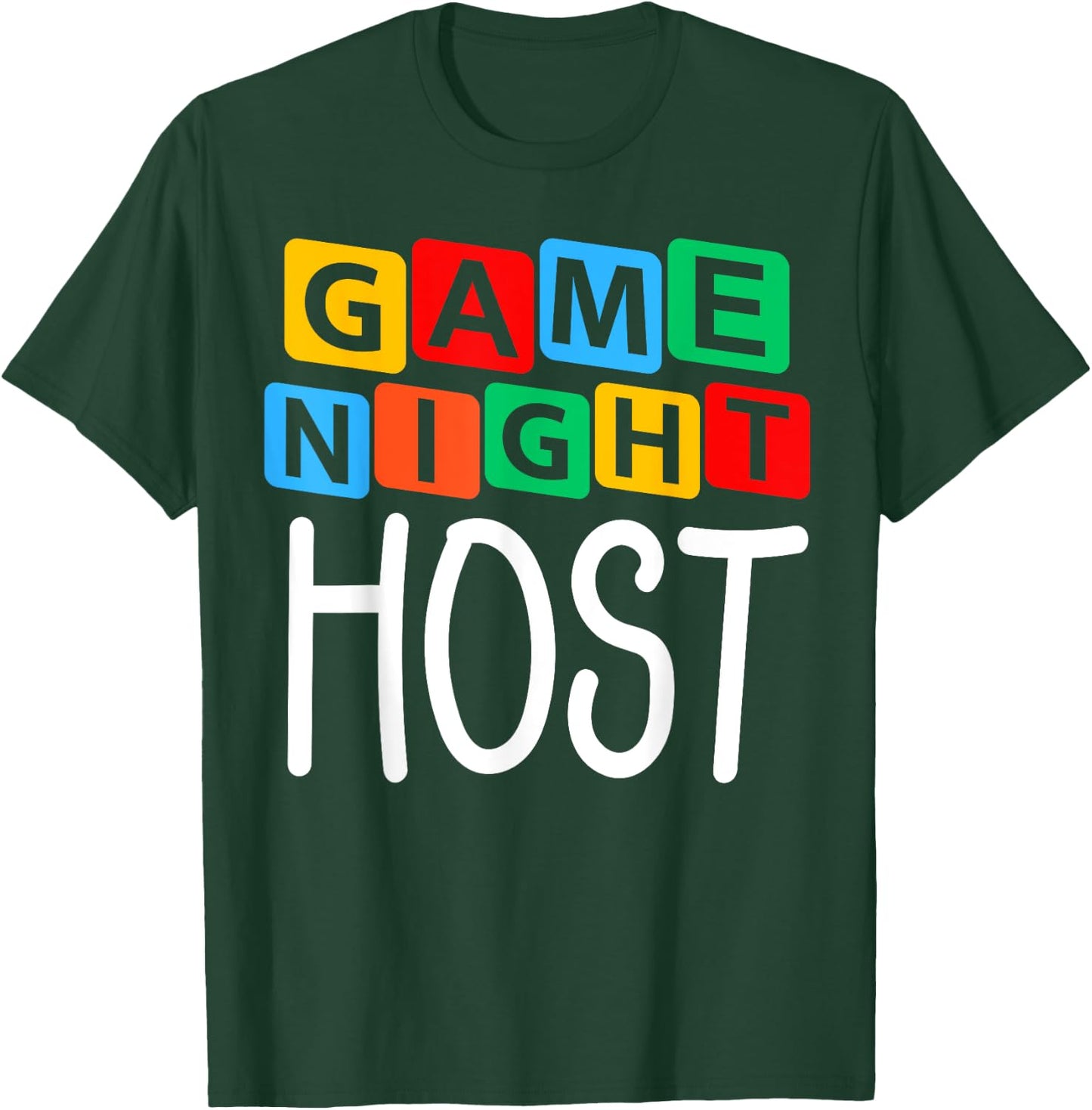 Trivia Night Team Family Game Night Host T-Shirt - T-Shirt | Forest