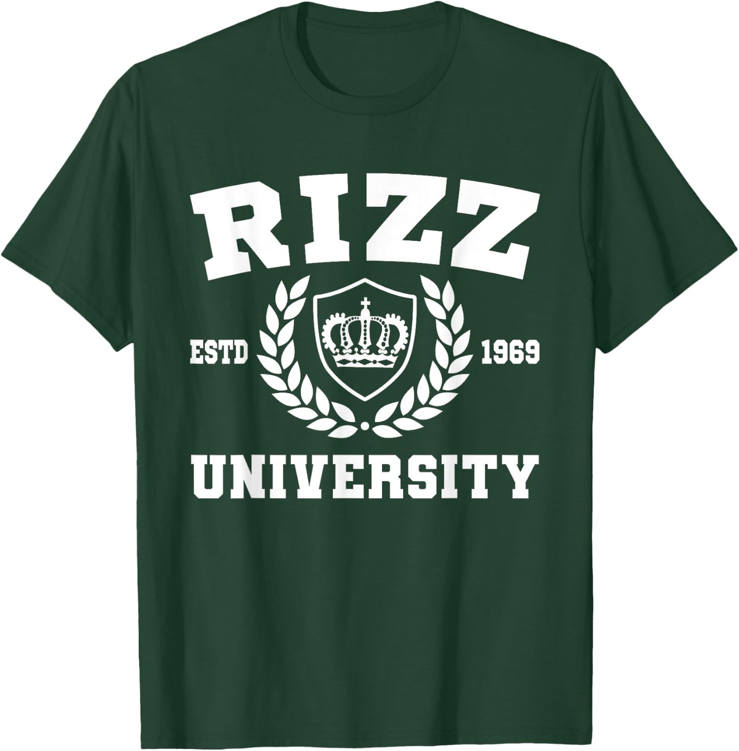 Rizz University Funny Memes W Rizz T-Shirt - T-Shirt | Forest